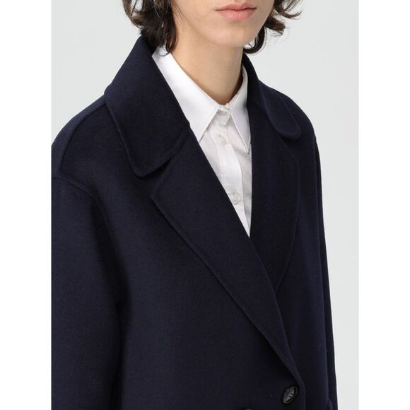 Hanita Coat Woman Blue - Picture 4 of 4